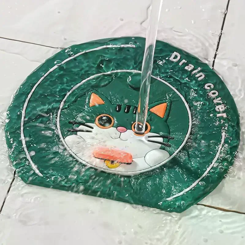 Floor Drain Cover Reusable Drain Stopper Sewer Pipe Cover Anti-Odor Bathtub Shower Drain Plug Universal -proof