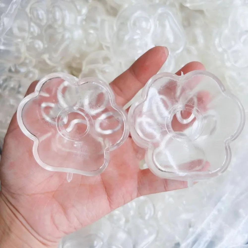 New TRP Empty Ball Skin Clear Cat Paw Decompression Cat Paw Mould Slow Rebound Handmade Casting Molds Tool