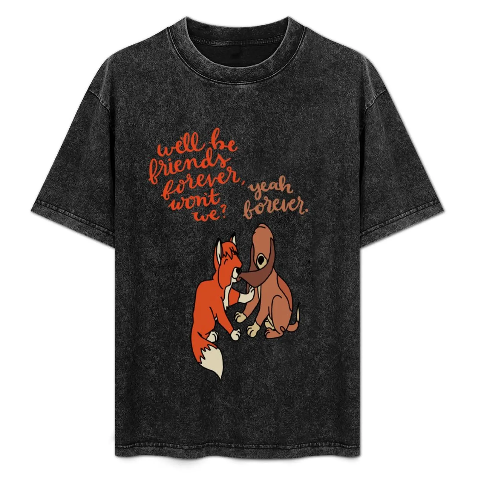 

friends forever T-Shirt funny shirt cotton croswit shirt man Blouse baggy shirts T-shirt men