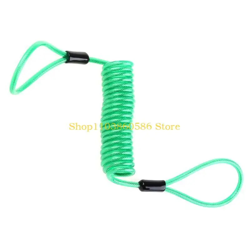 242A Safety Disc Brake Anti-theft Security Reminder Motorbike Alarm Bold Spring Cable Helmet Wire Lock Rope Bike Tool