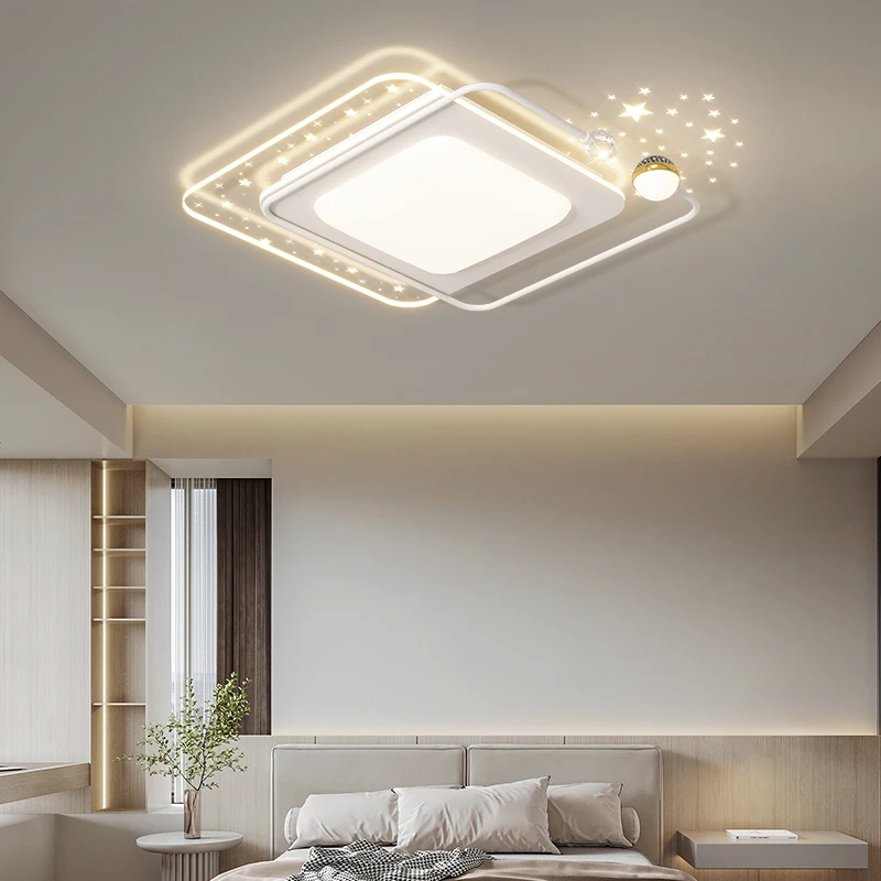 Modern Light Luxury Living Room Ceiling Lights Creative Bedroom Dining Lamps Home Smart Combination Package For The Whole House