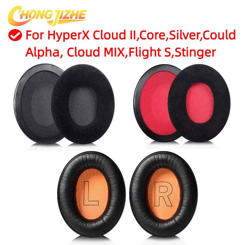 

Replacement Ear Pads or Headband for HyperX Cloud II,Core,Silver,Could Alpha, Cloud MIX,Flight S,Stinger Headphones Ear Cushions