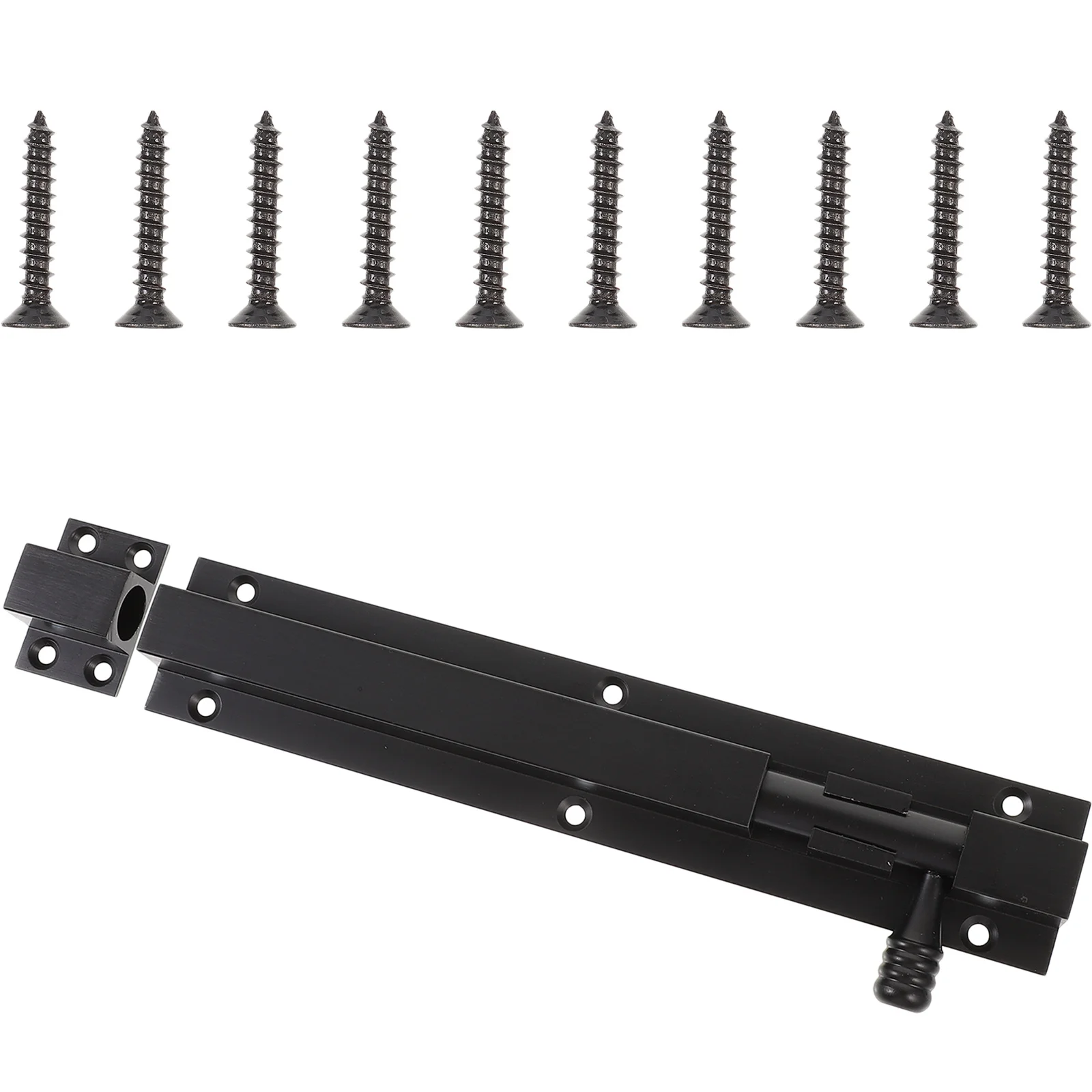 

Aluminum Alloy Sliding Door Latch Bolt Anti-Theft Barrel Bolt Lock for Bathroom Gate Sliding Window Rustproof Slide Lock