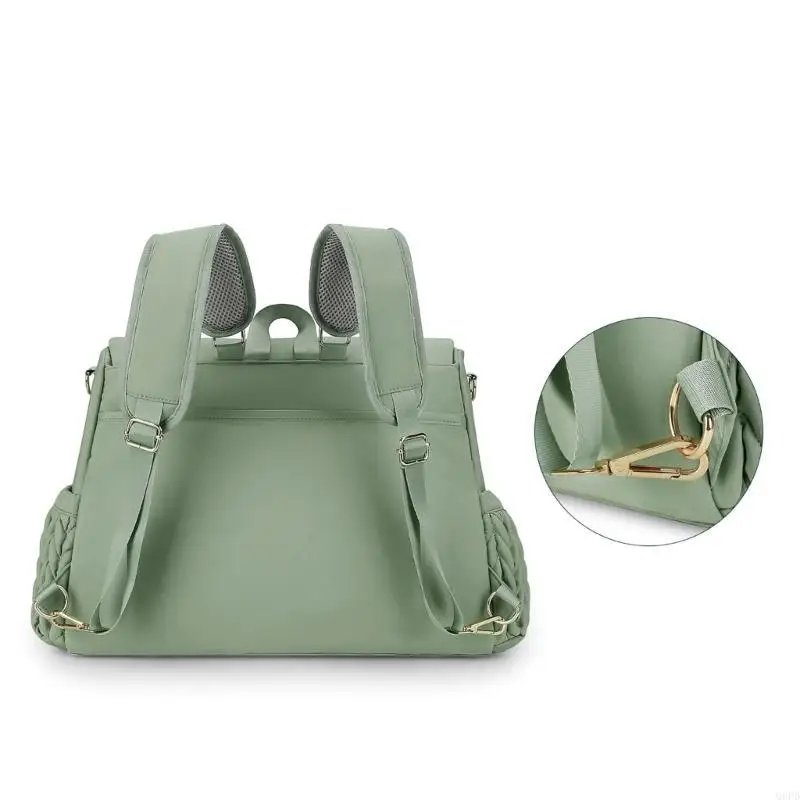   Multifunctional Baby Diaper Bag with Changing Pad Large Bag for Travel Convenience