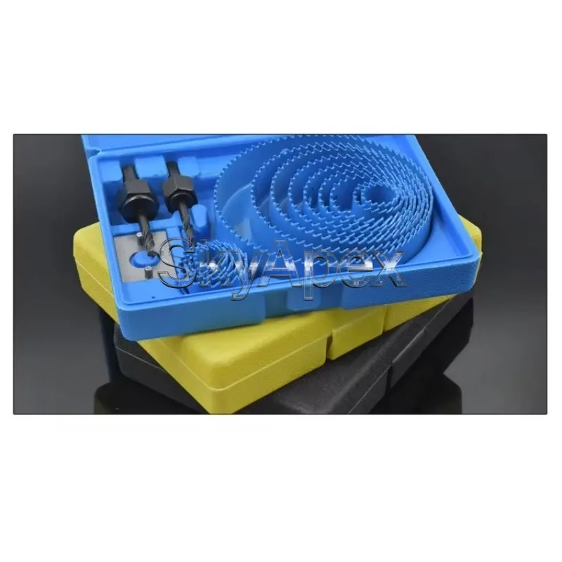 M42 Bimetallic Hole Saw Set Drill Bits for PVC Wood Gypsum Board Pipe Drilling Accessories High Hardness Industrial Grade