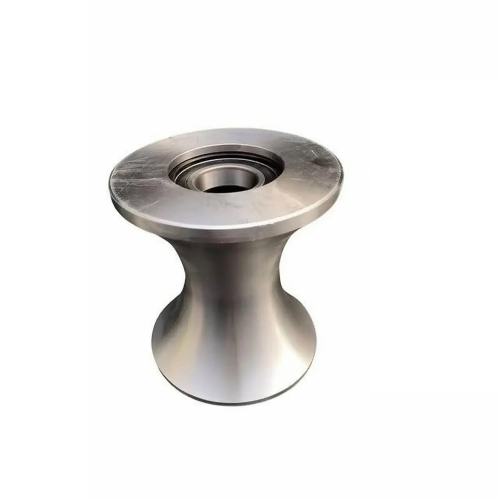 Steel Cable Pulley Wheel Block for Rigging Setup with Center Bearing Hole for Effortless Rotation and Wear Resistance