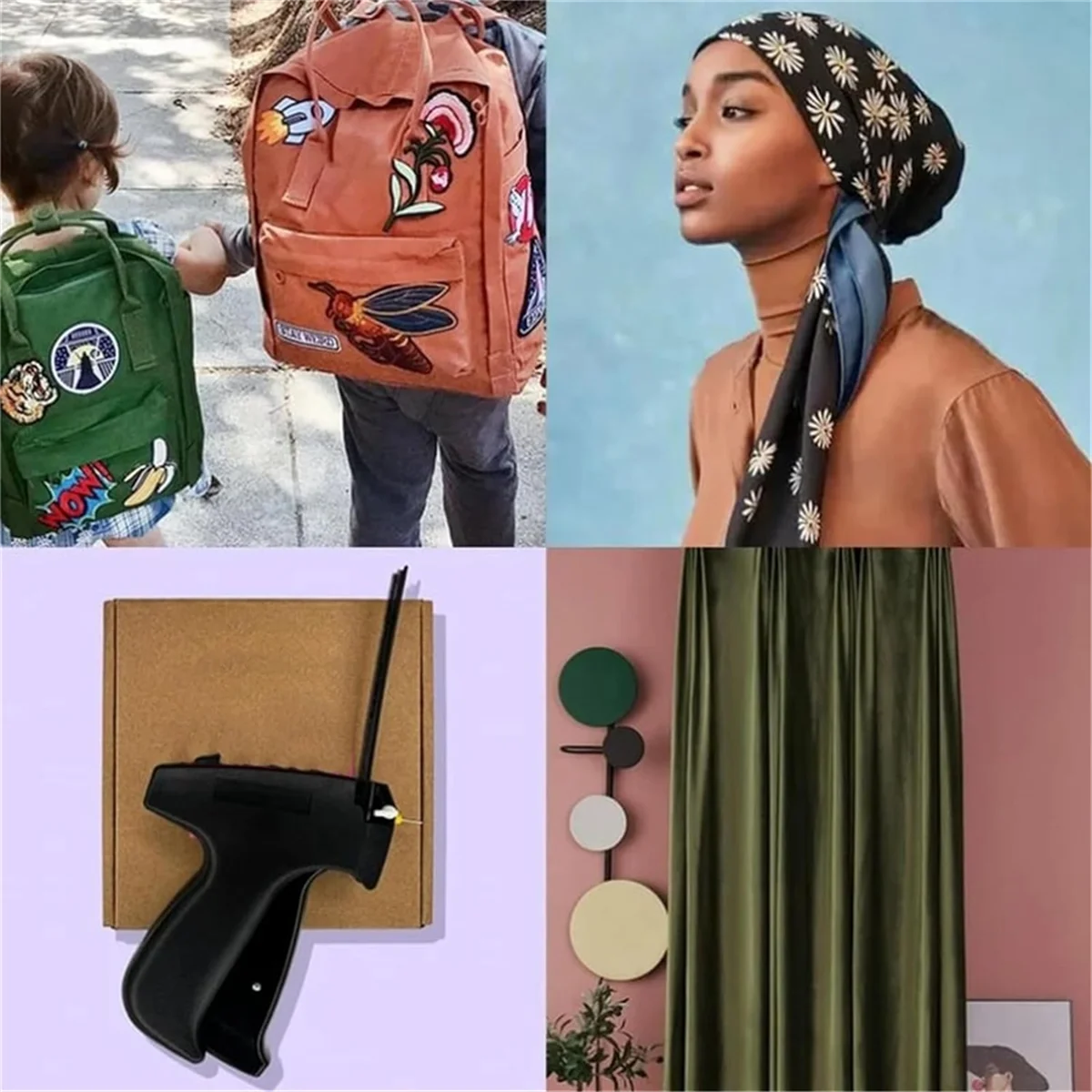 เครื่องซ่อมเสื้อผ้าด่วน, ปืนตควิลท์, MINI Stitch-hemming-Gun สำหรับเสื้อผ้า