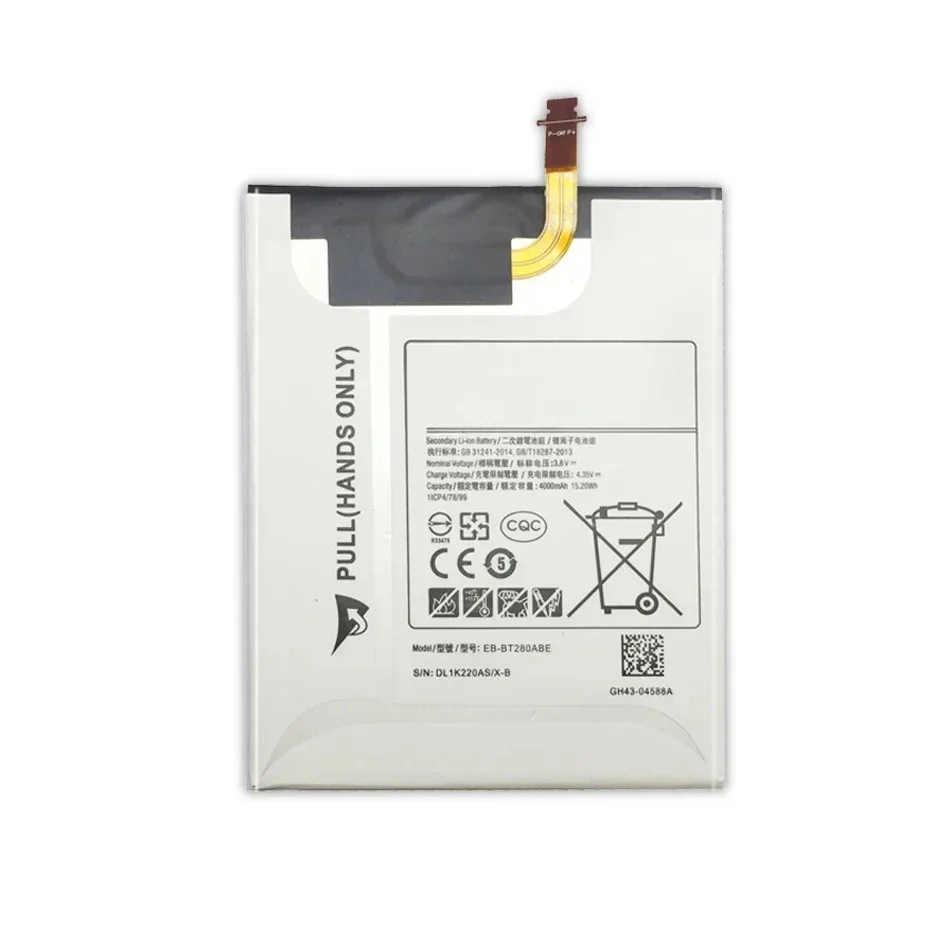 EB-BT280ABE 4000Mah แบตเตอรี่ทดแทนสําหรับ Samsung Galaxy Tab A 7.0 SM T280 T285 SM-T280 Bateria หมายเลขติดตาม