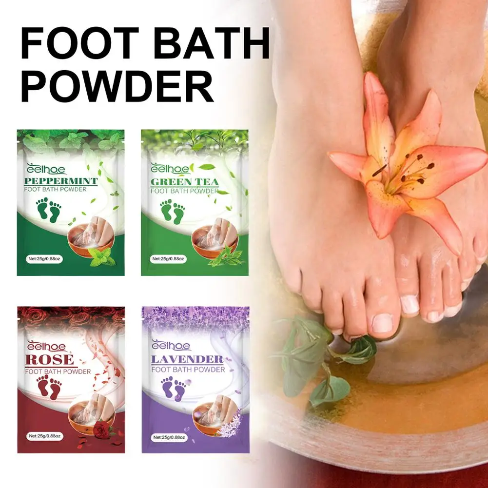 เท้าผงคริสตัล Foot Moisturizer ผ่อนคลายขาสปาผิว Detox กล้ามเนื้อ UP Pedicure Soak เกลือเท้า Care Bath WARM Exfoli H1r6