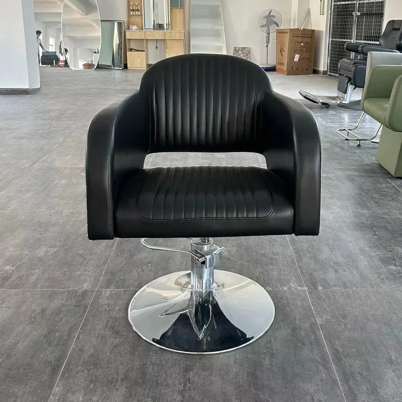 ML Retro Barber Chair Barber Shop Hair Salon Special Perm and Dyeing Chair Lifting Hair Salon Chair