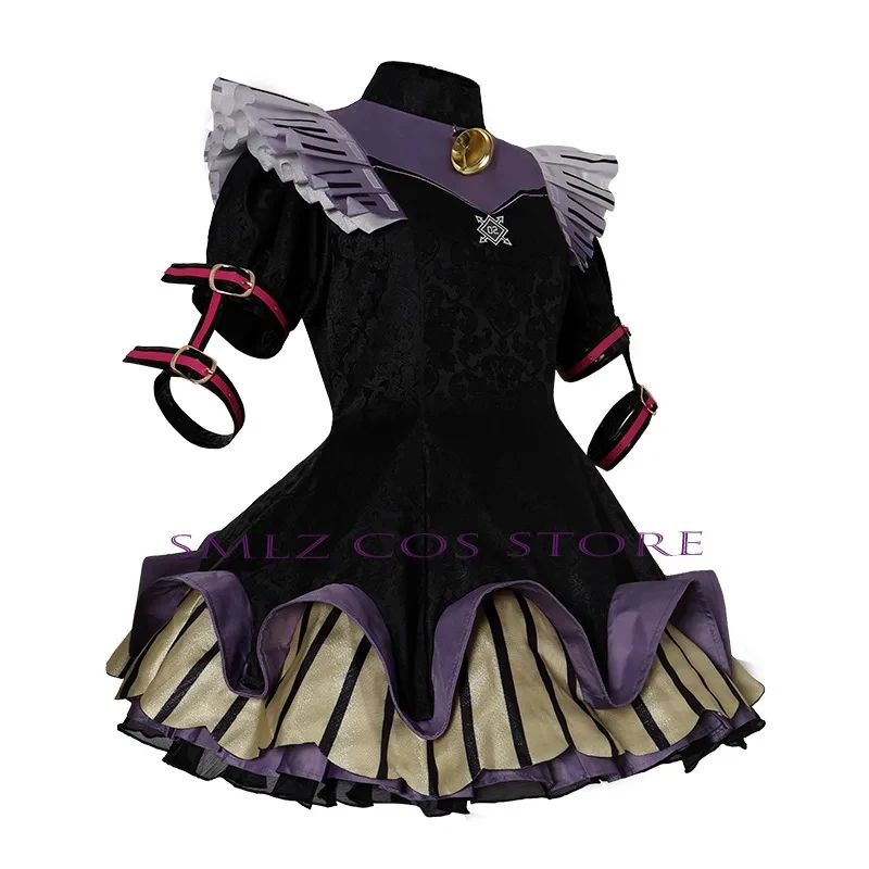 

s;3,t'7\b/Secret Society Cosplay Anime PJSK Colorful Stage Costume Newly Rin Dress Wig Set Party Play Outf2;d,6'v\8/