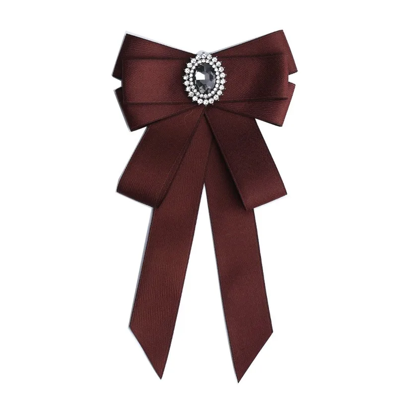 Handgemachte Mode neue Schmetterling Knoten Band Diamant Fliege College weiß Strass Süßigkeiten Farbe Fliege Geschenk für Schulmädchen Krawatte – Detail 34