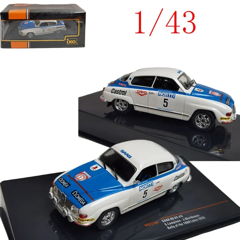

IXO Diecast 1/43 Scale ‌Saab 96 V4 Gr.4 Rally Car #5 - 1976 Swedish Rally Specification Alloy Car Model Toys for Boys Gift