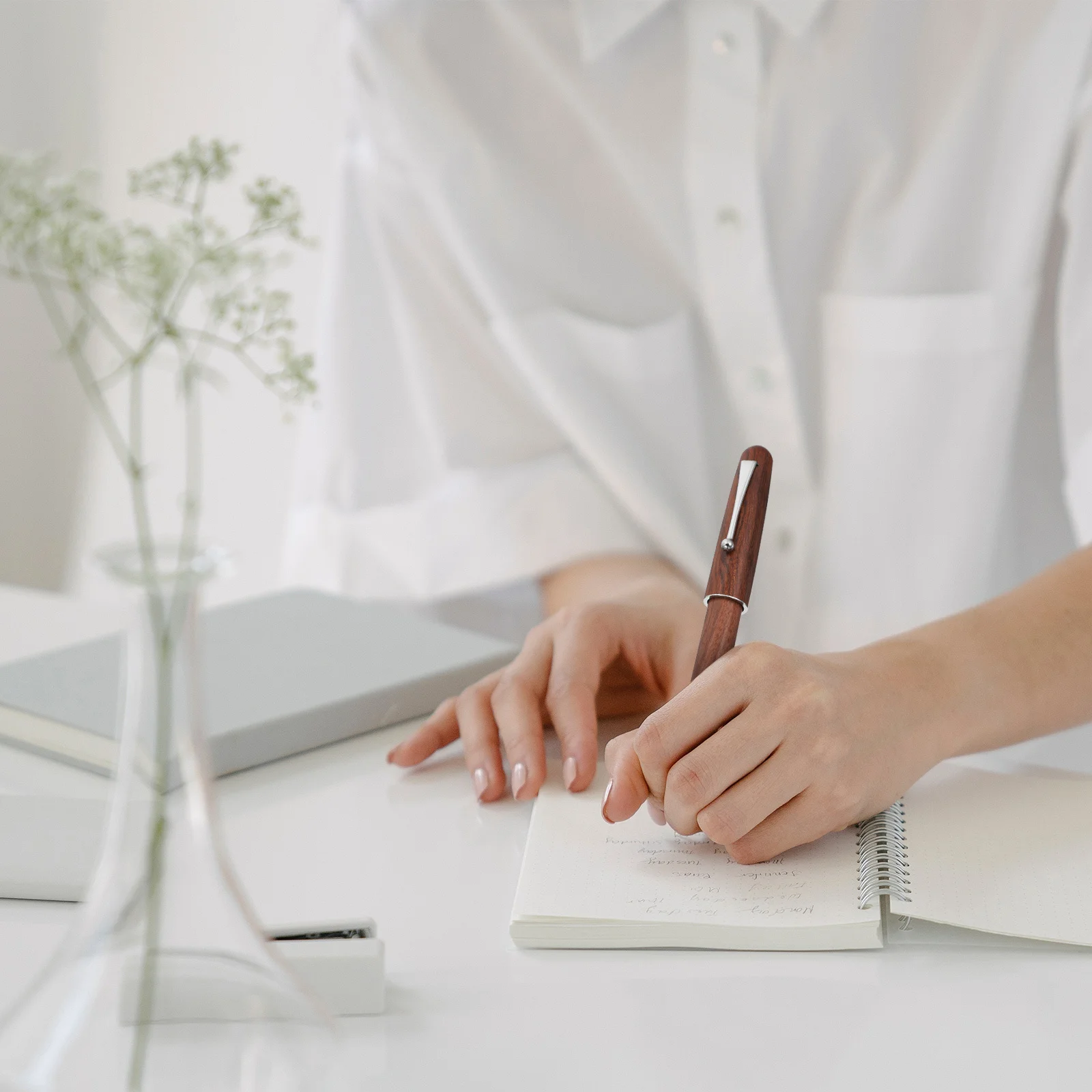 

Calligraphy Fountain Pen Rosewood Fine Tip Ergonomic Small Compact Writing Gift Pen Calligraphy Fountain Pens