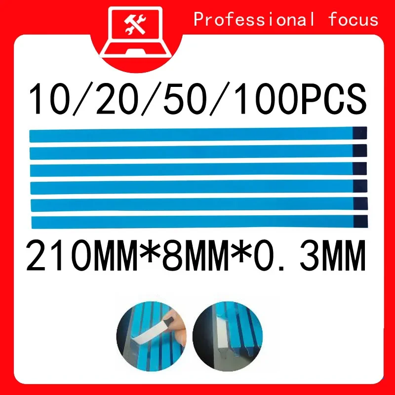 10/20/50/100 pcs laptop screen double sided tape for dell lenovo asus msi samsung hp 210mm