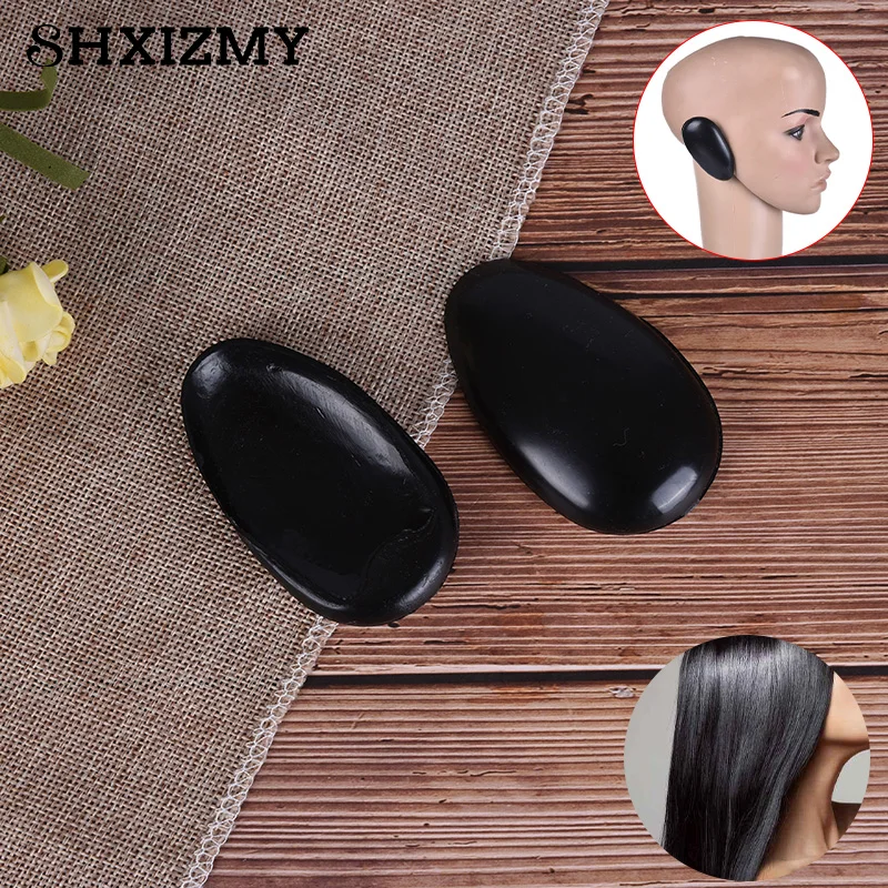 2pcs Professional Hair Dye Protector Black  Salon Barber Plastic Ear Cover Hairdressing Styling Tools Accessories