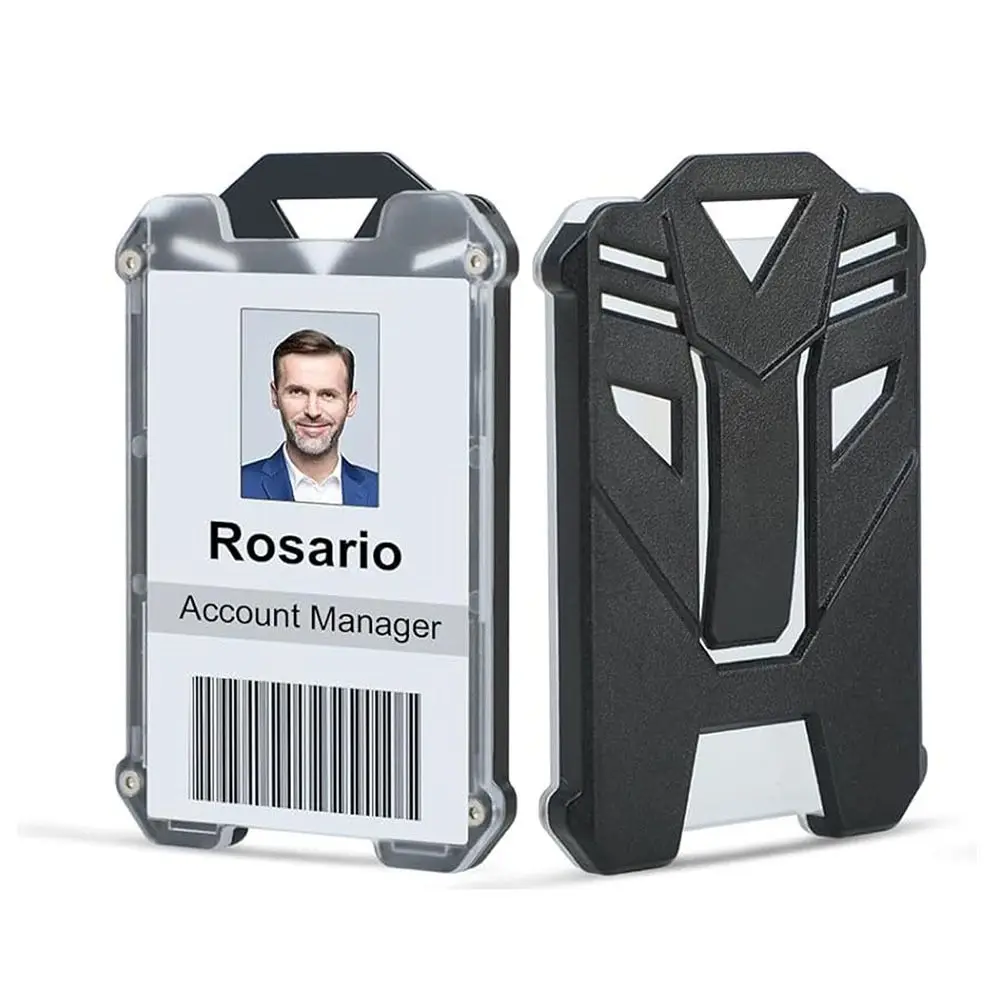 Accessories Carabiner Badge Holder Keychain Universal Badge Reel Heavy Duty Retractable Clip
