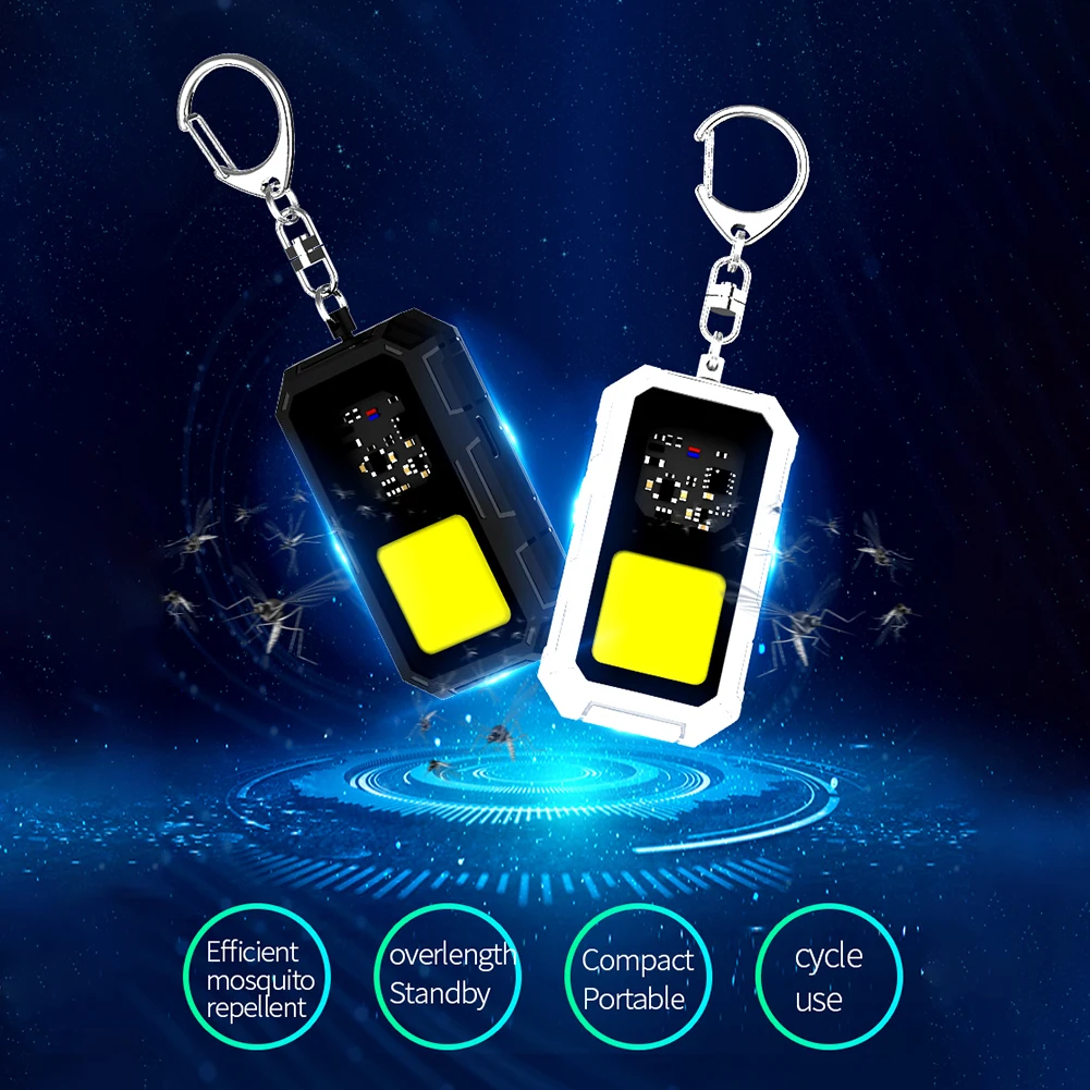 LED Sonic Muggenmelk met Haak Outdoor Muggenmelk Draagbare Ultrasone Muggenmelk voor Kinderen en Volwassenen