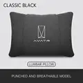 waist pillow black
