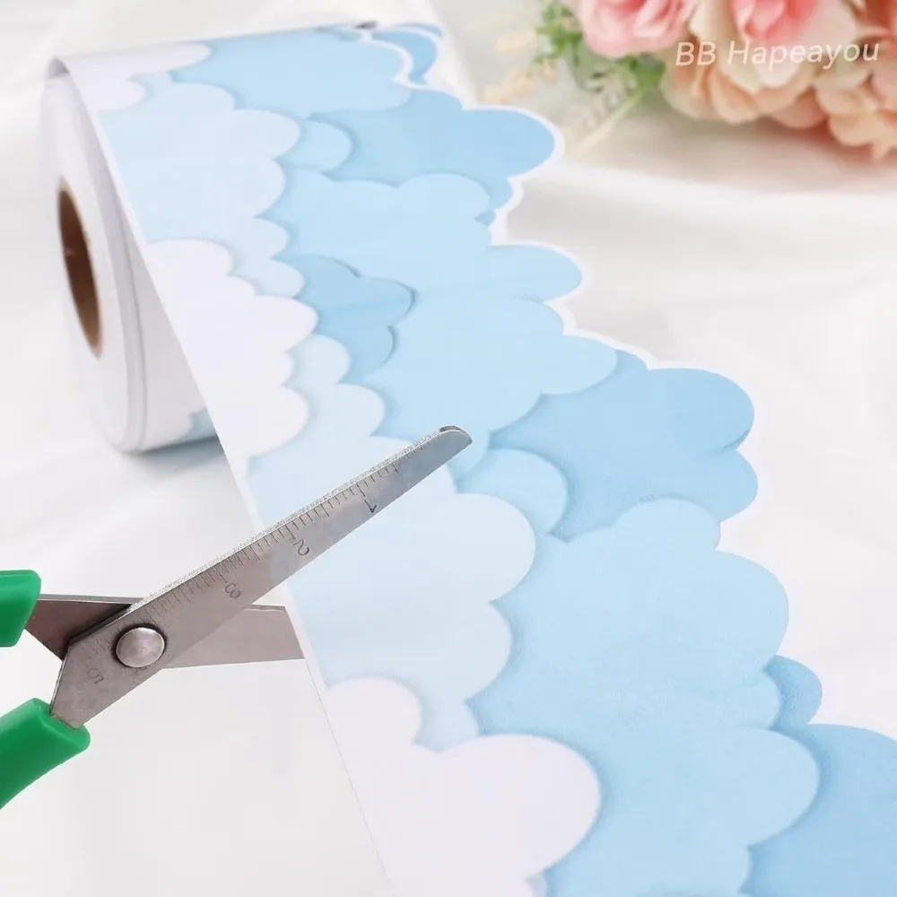 1Roll New Paper Chalkboard Board Border 7.5cm DIY Border Paper Border Trim Sticker Handmade Crafts