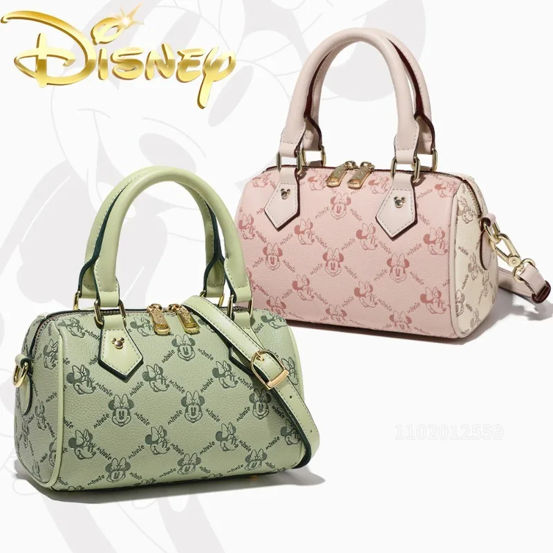 

Disney Minnie New Mini Women's Handbag Luxury Brand Original Women's Shoulder Messenger Bag Cartoon Cute Mini Women's Bag