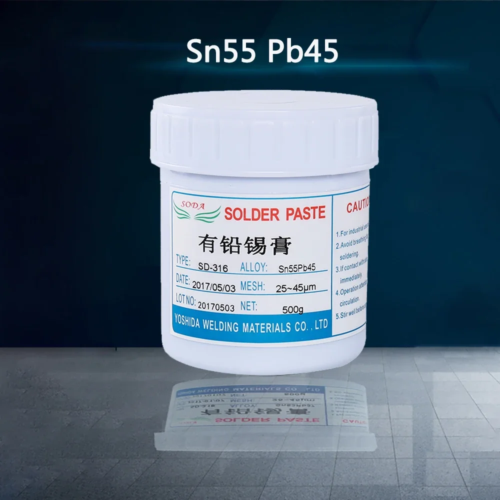 SD-316 LED repair with lead solder paste Sn55 Pb45 special SMT patch solder paste 202 ° C electronic product solder 500G