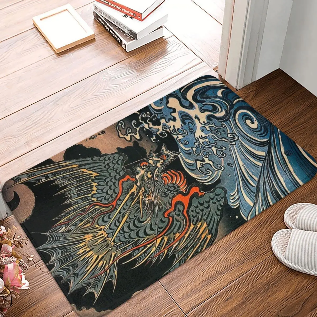 Basilisk Bedroom Mat Sea Dragon Doormat Flannel Carpet Balcony Rug Home Decoration