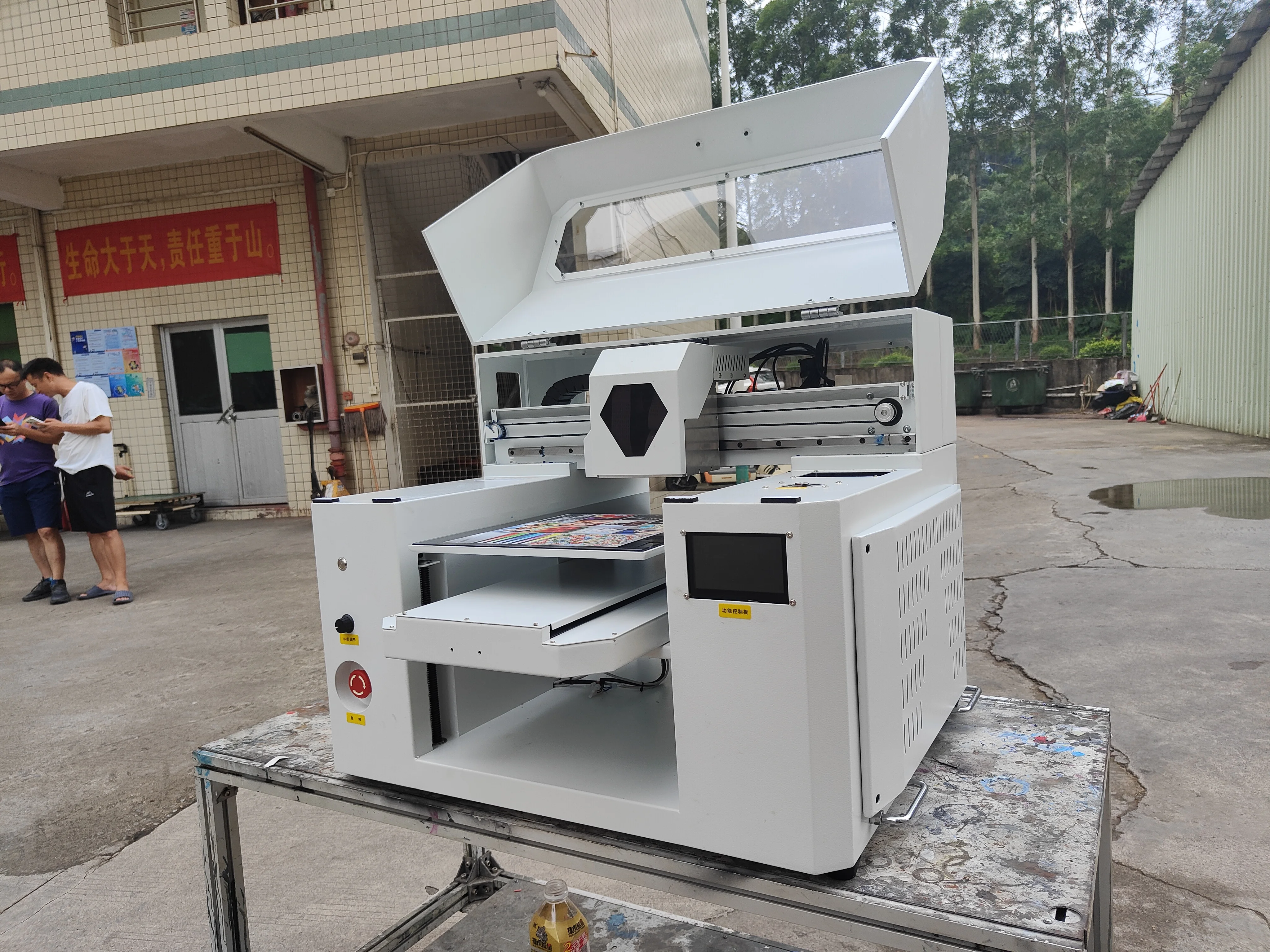 

A3 UV Printer CMYKW Varnish Printer Machine LED Phone Case Pen DTF Sticker Acrylic PVC Board Flatbed Printer Price UV Printes