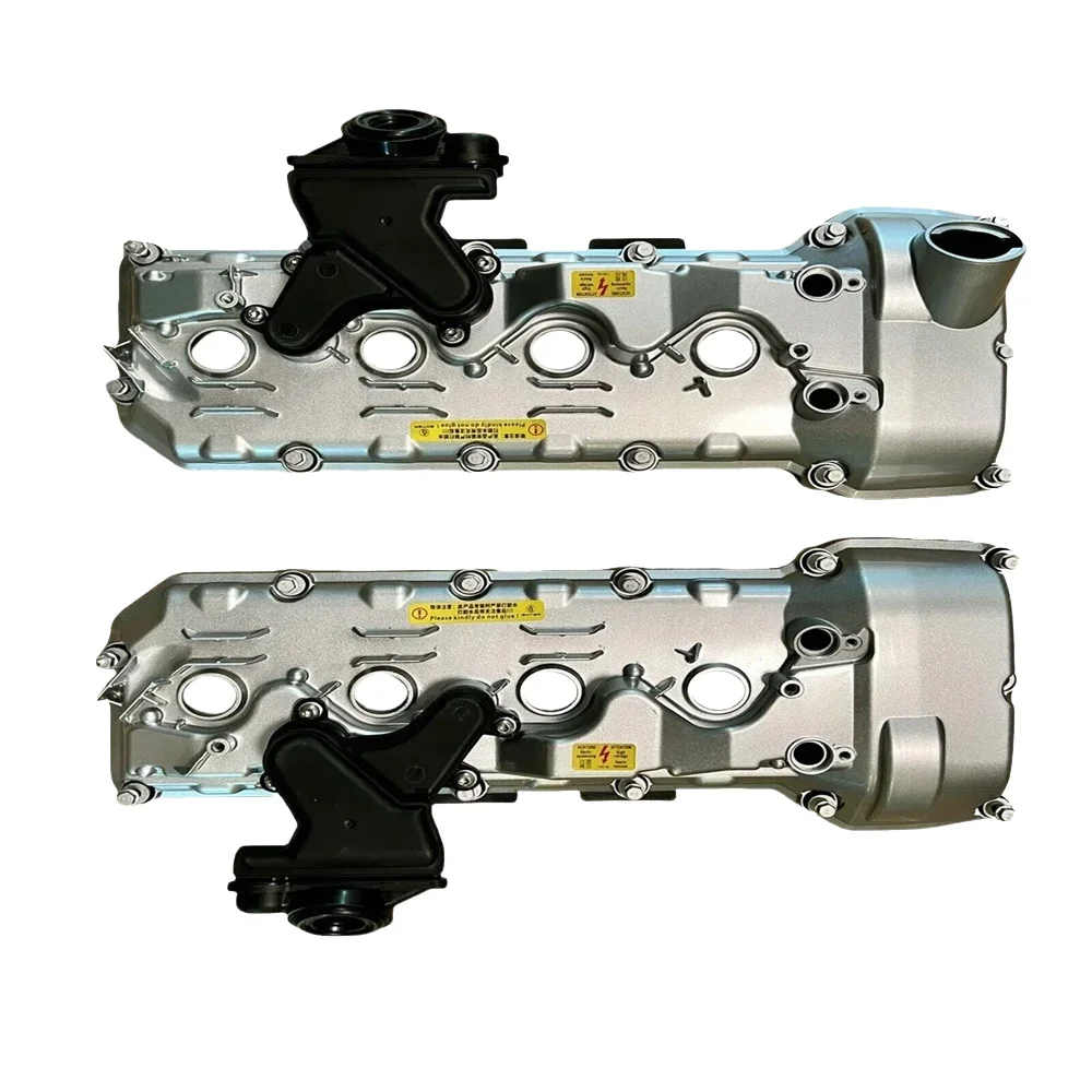 11127848153 11127848154   Neue Aluminium-Ventildeckel mit Dichtung, Ölabscheiderschrauben für BMW