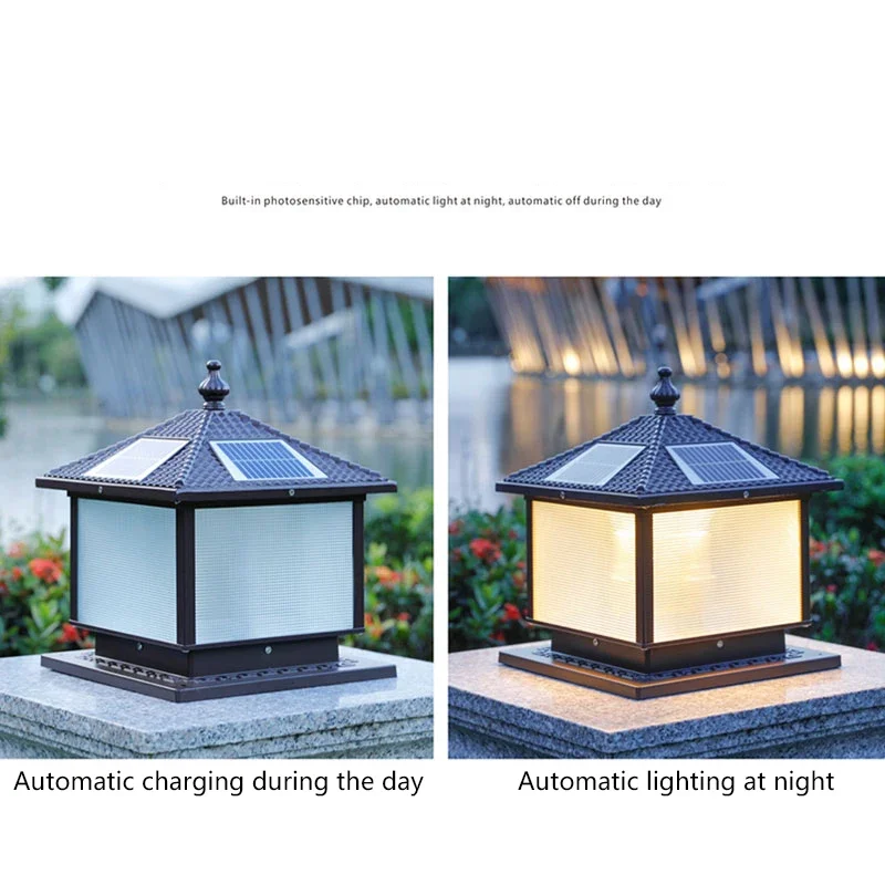 BUNNY Solar Post Lamp LED Outdoor Creative Simple Pillar Lights Waterproof IP65 for Home Villa Hotel Courtyard Porch