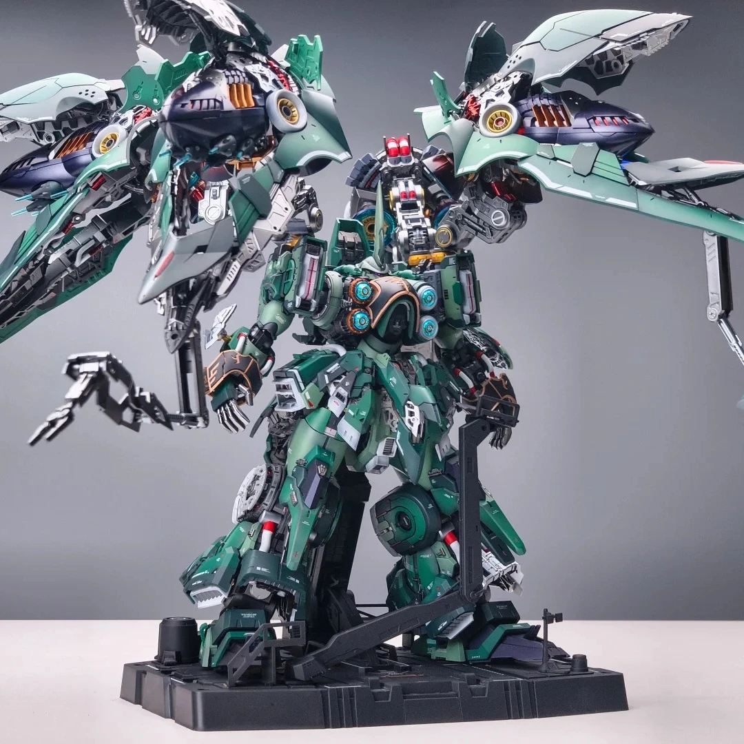 En stock: AXIS MODEL WORKS OSIRIS AERIAL DOMINATOR 1/100, modelo de ensamblaje articulado, juguete mecha NZ-666 Kshatriya con kit de iluminación LED.
