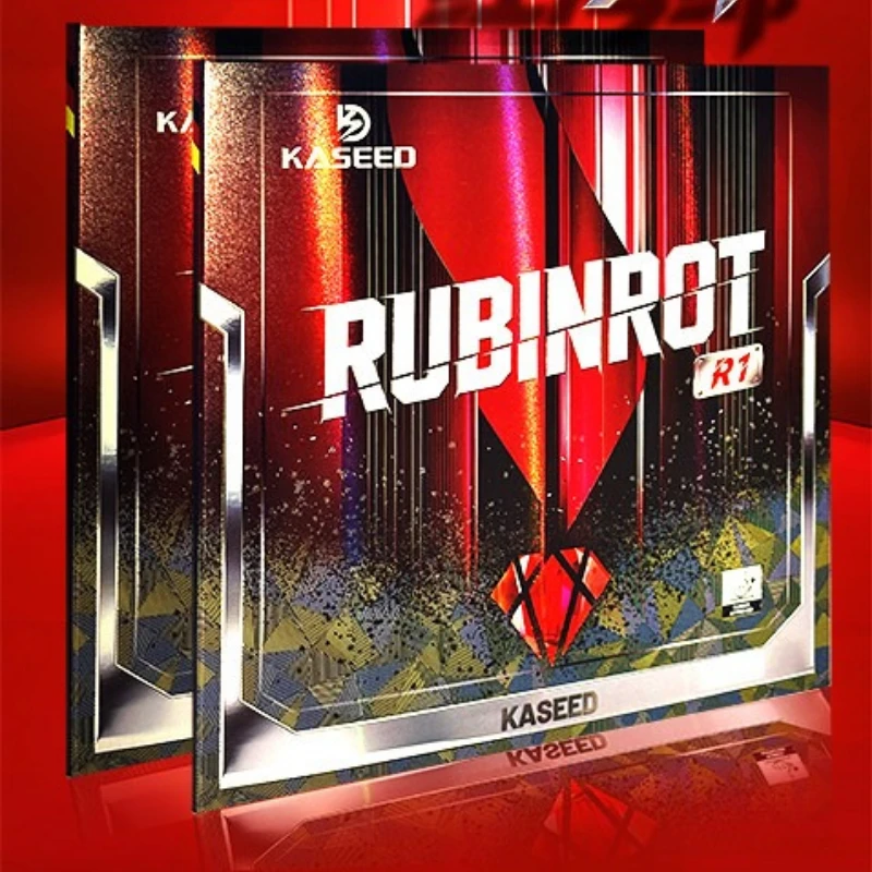 KASEED RUBINROT R1 Pips-in Table Tennis Rubber Sticky High Elastic Flexible Sponge Ping Pong Cover Sheet ITTF Approved