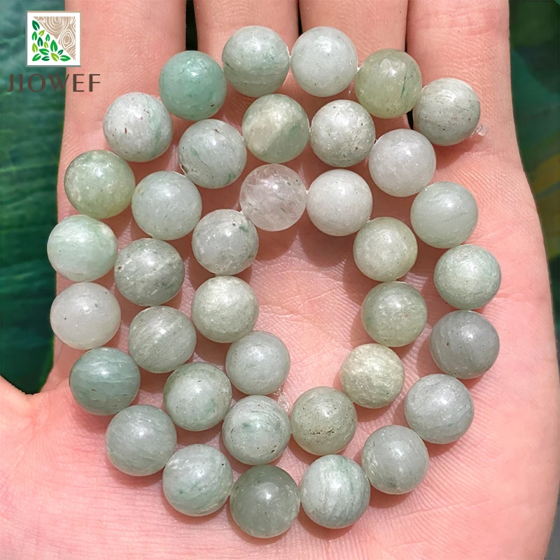 

Natural Stone Green African Jaspers Round Beads for Handmade Jewelry Making 15" Strand 4 6 8 10 12MM DIY Bracelet Accessories