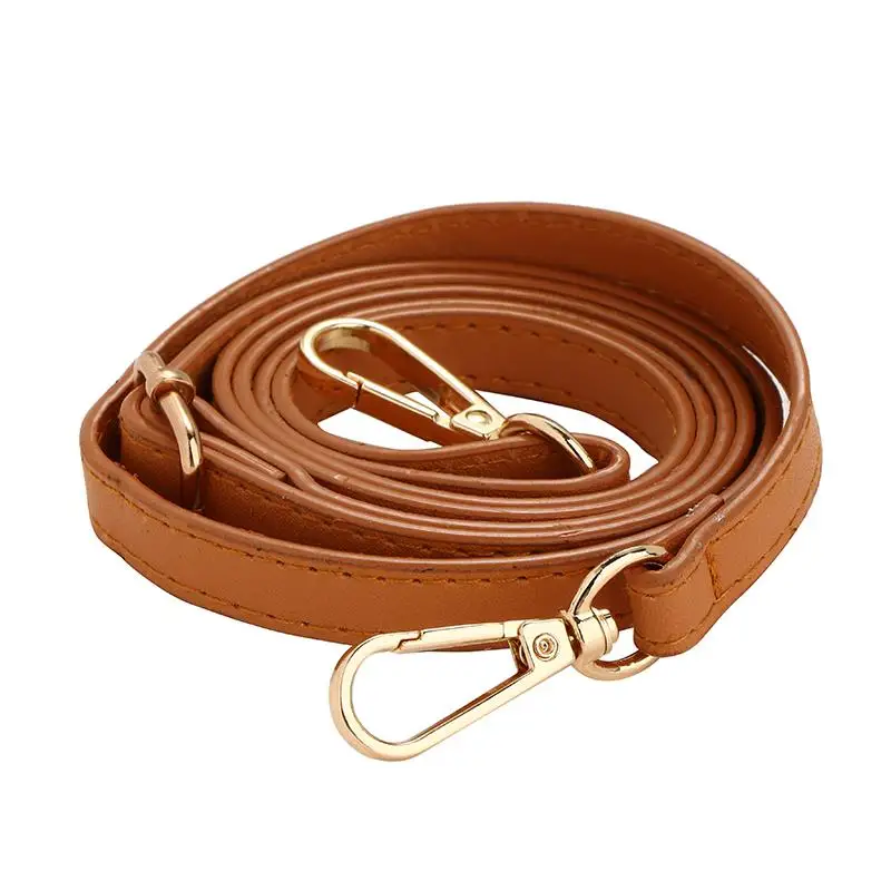 1.2CM Wide Thin Bag Belt Crossbody Shoulder Strap Replacement Long Belt Adjustable PU Leather Bag Strap Part Bag Accessories