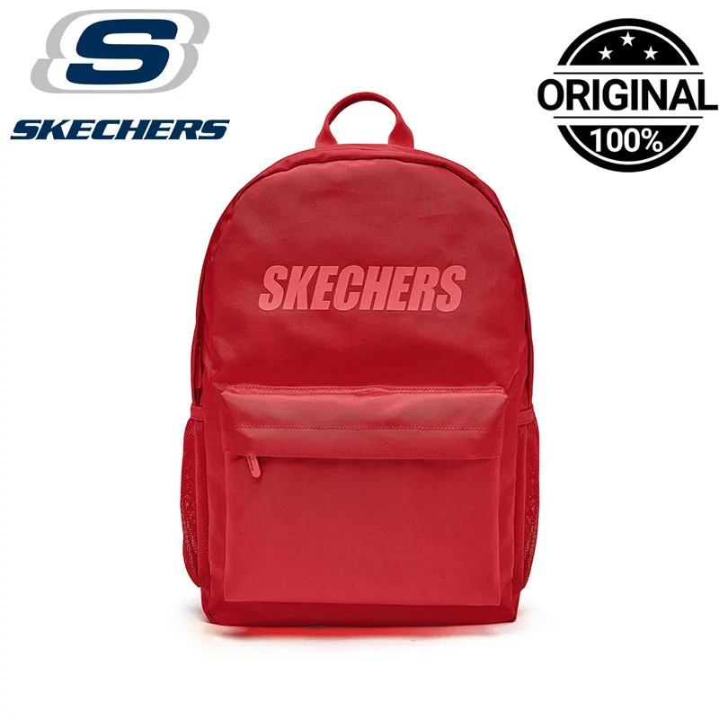 

Skechers Red Backpack Large Capacity Water Resistant School Travel Laptop Daypack L324U163-001W