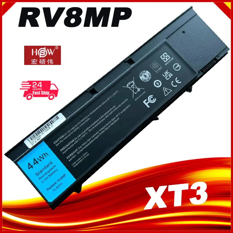 

RV8MP 1NP0F 37HGH Laptop Battery 11.1V 44WH for Dell Latitude XT3 Tablet PC H6T9R 1NP0F 37HGH Series