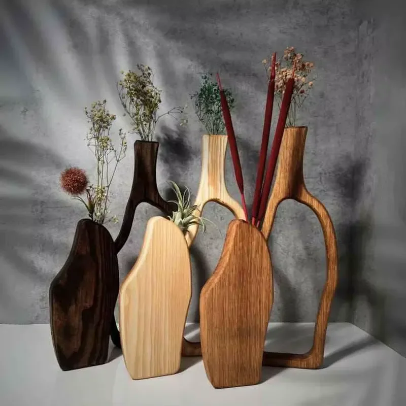 Retro Solid Wood Multi Layer Plant Stand Indoor Flower Pot Holder Handmade Decorative Art Shelf Eco Friendly Home Decoration