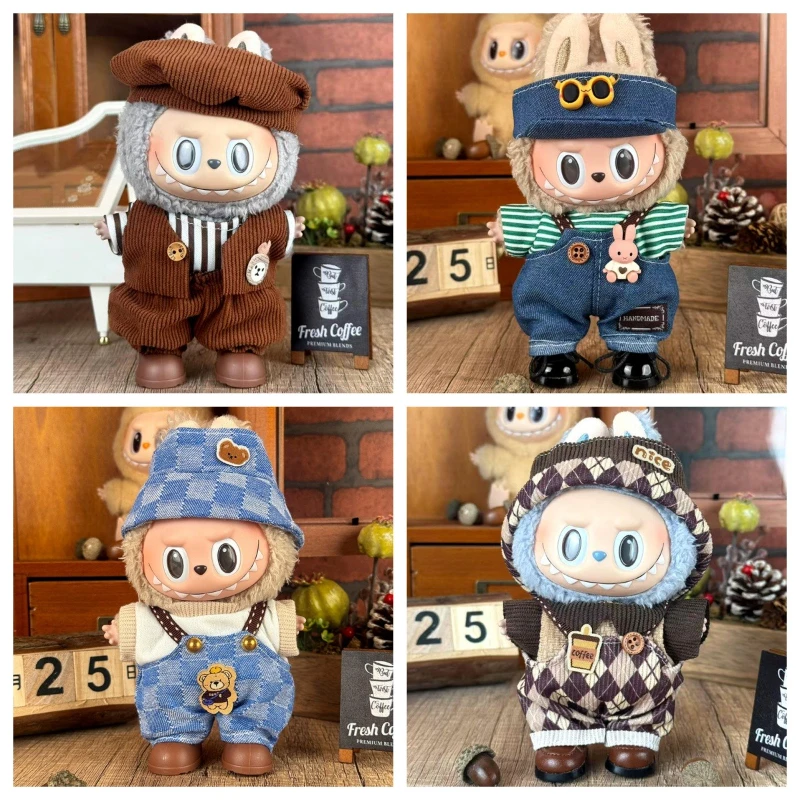 

Clothing Only:Cute Bunny Doll Clothing, Cute Hat Decoration Casual Style Work Pants Suitable for Daily Wear or Special Occasions