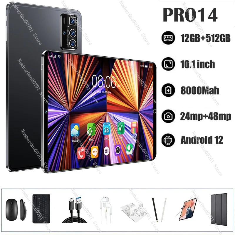 

10,1-дюймовый планшетный ПК HD IPS-экран Android 8-ядерный процессор