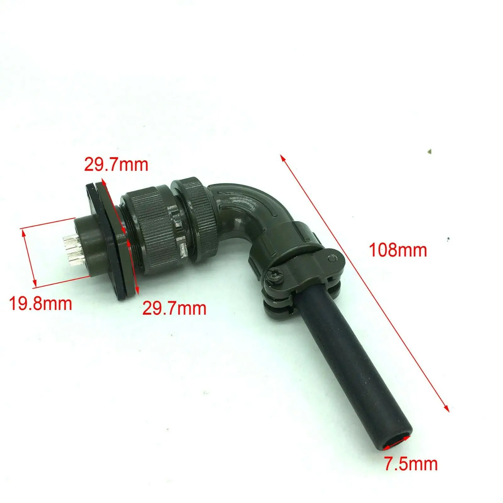 20MM M20 serii 5015-14 2-pin 3-pin 4-pin 5-pin 6-pin 7 Pin Standard wojskowy wtyczka lotnicza MS106A MS102A proste/prawe