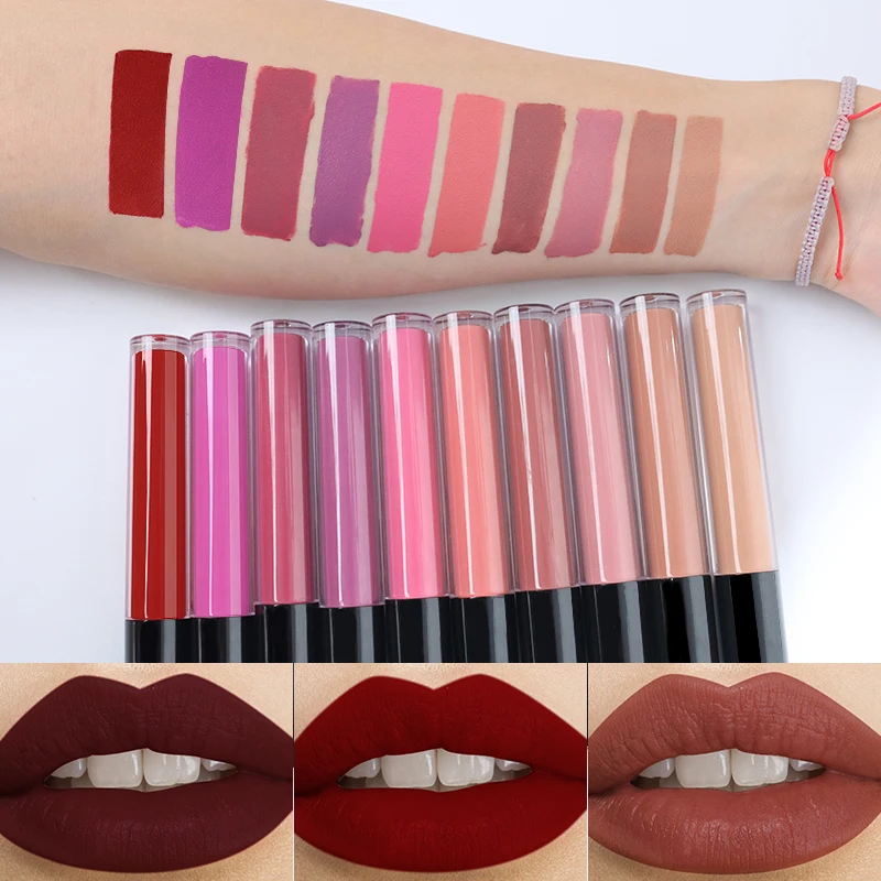 BIVANFE Private Label Cosmetics Long Lasting Matte Lip Stick Vendors Female Beauty Makeup Waterproof Liquid Lipstick