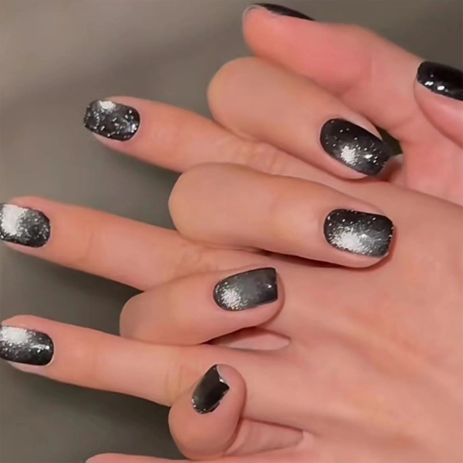 Black s Fake Nails Chip-Proof Smudge-Proof Fake Nails for Cool Girl Outing Accessories