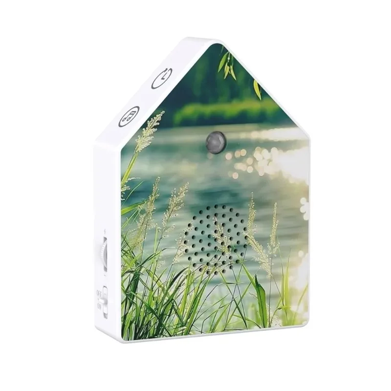 

Реалистичный звук пения птиц, музыкальная коробка с эффектом пения птиц, датчик движения, легкая, портативная, для настольного/настенного крепления