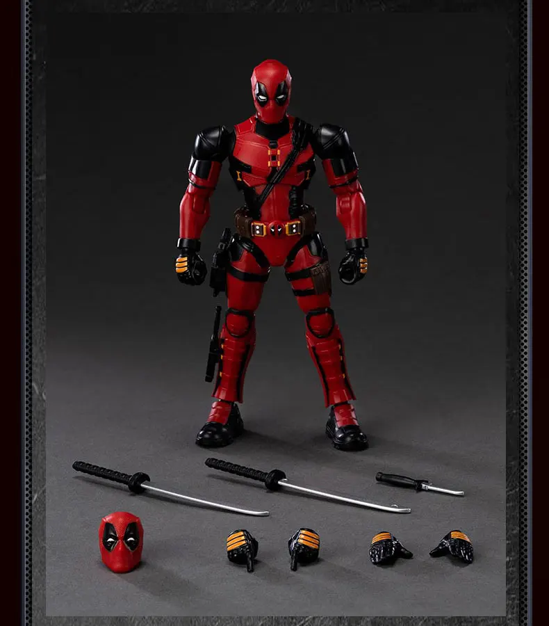 Blokees Deadpool 3 Wolverine Action Figures Spider-Man Movie Version Deadpool & Friend Series Collections Figures Adult Gift