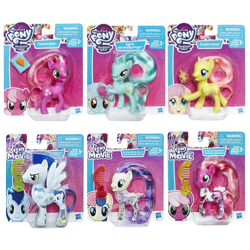 

My Little Pony The Movie Friendship Is Magic Cheerilee Lyra Heartstrings Fluttershy Songbird Serenade Doll Figure Toys for Girls