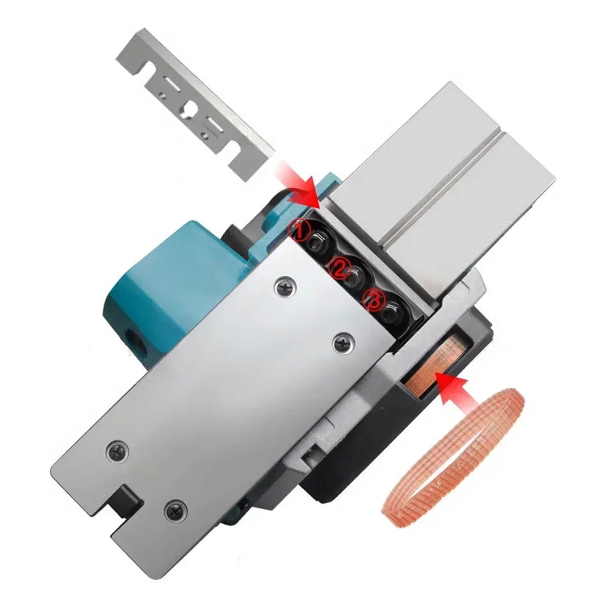 2 قطعة 3-1/4 كربيد يميل شفرة تخطيط سكين 82 مللي متر متوافق استبدال لماكيتا 1900B KP0800 هيتاشي F20 ديوالت D26676 DW680