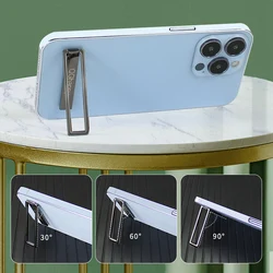 Universal Mini Metal Folding Mobile Phone Holder Stand Aluminum Alloy Invisible Portable Stand Bracket Desktop Phone Holder