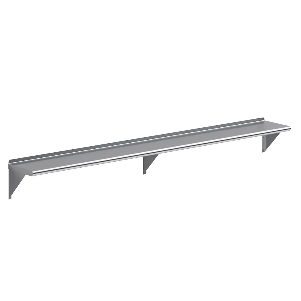 

12x96in Stainless Steel Wall Shelf Storage Rack Garage Laundry Utility Room Commercial Kitchen, Custom