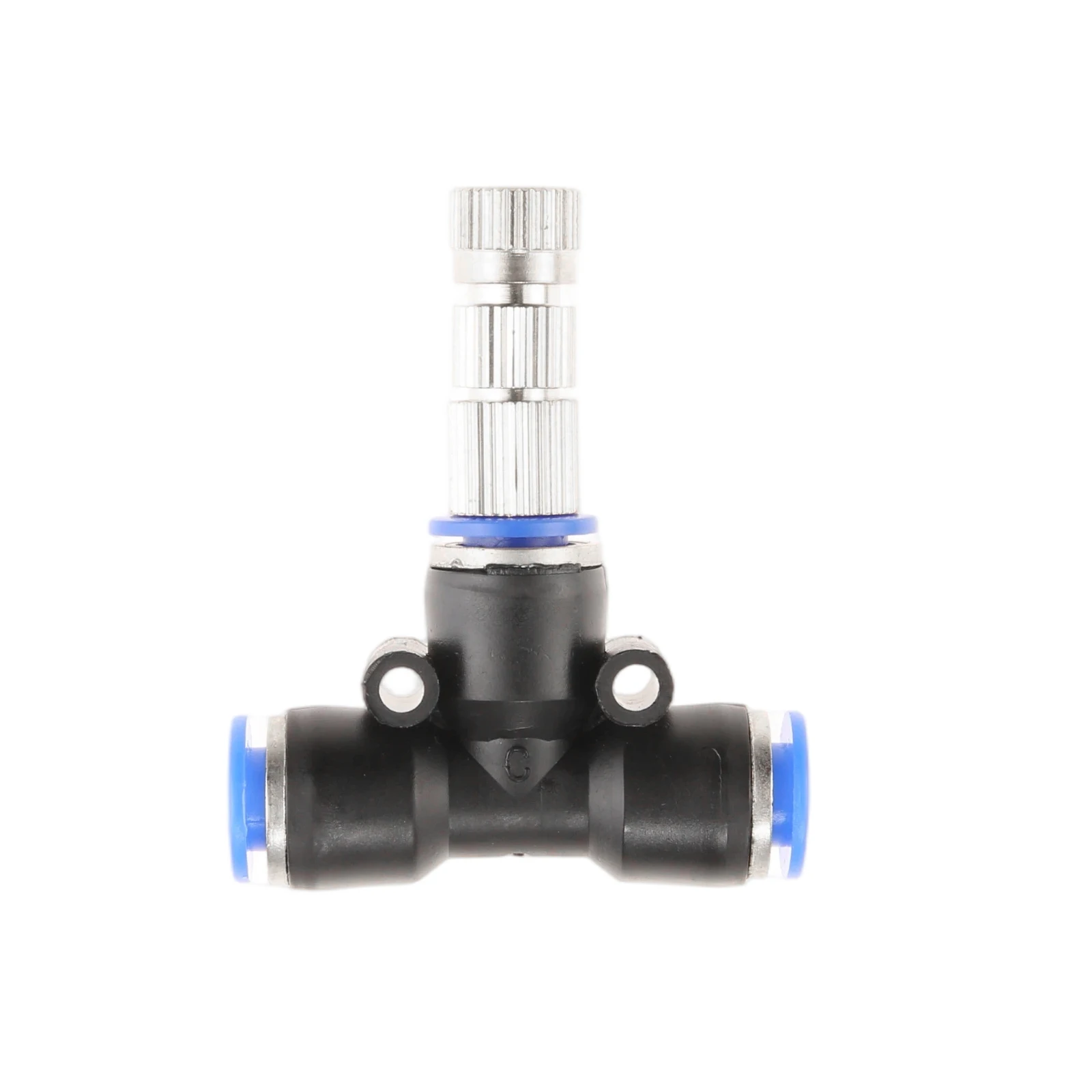 10PCS 6.3mm Misting Nozzle Tee For Agricultural Irrigation Uniform Irrigation Humidification System Industrial Cooling 1/4
