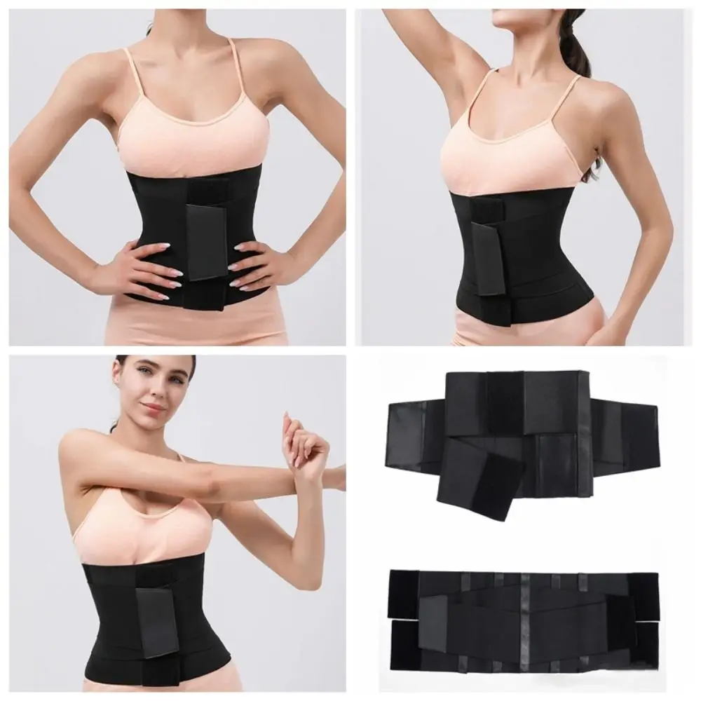 Adjustable Waist Trainer Belt Corset Body Shapewear 7 Size Elastic Lumbar Corset Black Durable Body Shaper Modeling Strap Sweat